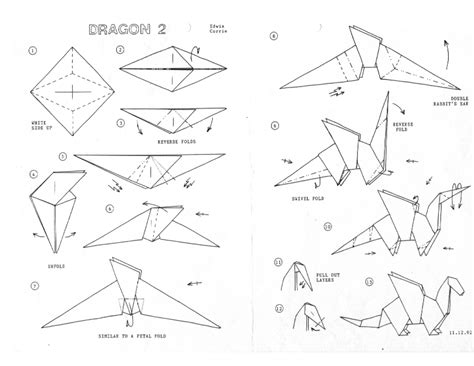 Printable Origami Dragon - Printable Word Searches