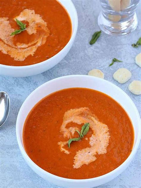 Instant Pot Tomato Basil Soup Cooking Carnival