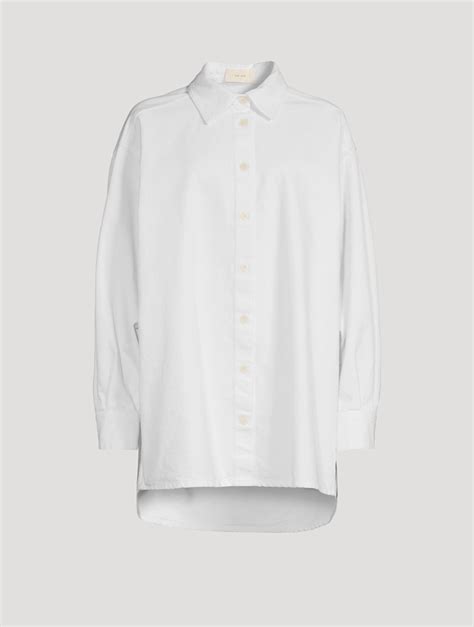 The Row Frannie Denim Shirt Holt Renfrew