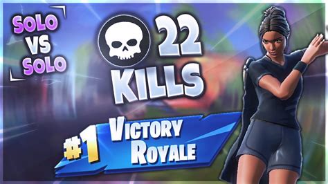 Solo 22 Kill Game Fortnite Battle Royale Youtube