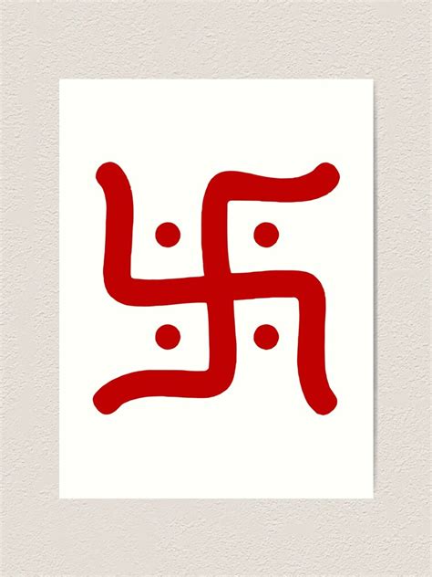 Hindu Swastika Symbol Of Prosperity And Good Luck Swastika Sign Art