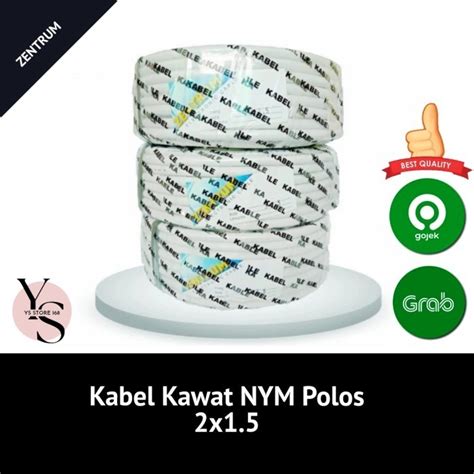 Jual Kabel Listrik Kawat NYM Polos 2 X 1 5 50 Meter 2x1 5 Zentrum