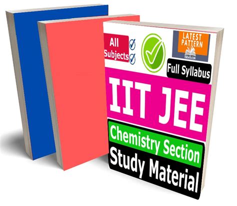 IIT JEE Advanced Chemistry Study Material All Subjects Chapter Wise