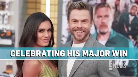 Derek Hough S Wife Hayley Celebrates His Emmy Win After Unfathomable