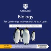 Cambridge International AS A Level Biology Cambridge International