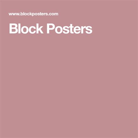 Block Posters | Free poster maker, Diy wood signs, Poster