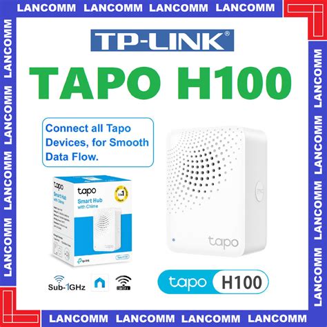 TP LINK Tapo H100 Tapo Smart IoT Hub With Chime TAPO T315 T310