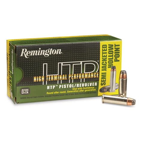 Remington High Terminal Performance 38 Special P Sjhp 110 Grain