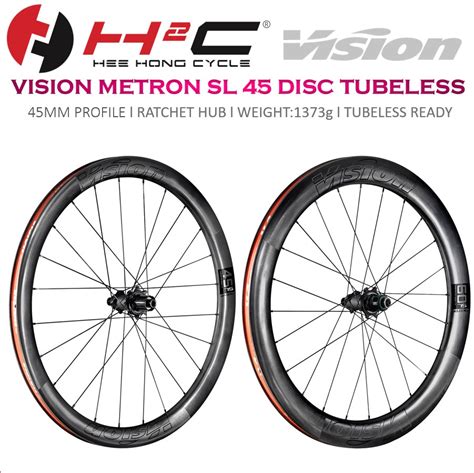 Vision Metron Sl Disc Tubeless Ready Wheelset