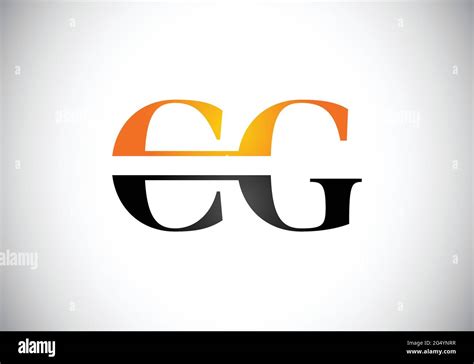 Initial Cg Letter Logo With Creative Modern Business Typography Vector