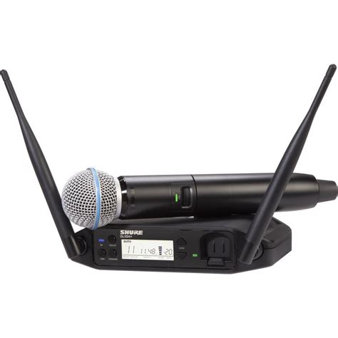 Shure GLXD24 B58 Digital Wireless Handheld System With BETA58A Vocal