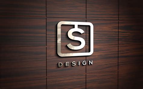 Logo Mockup Wood Wall Realistic Graphic By SAUFA Creative Fabrica