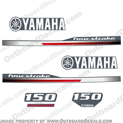 Yamaha 150hp Decals Commercial Series