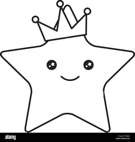 Happy Star Clipart Black And White