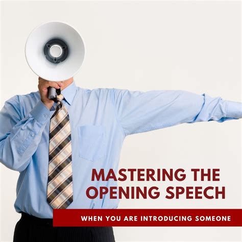 Mastering The Opening Speech In A Conference Speak To Succeed