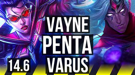 VAYNE Yuumi Vs VARUS Ashe ADC Penta 16 3 6 Comeback BR