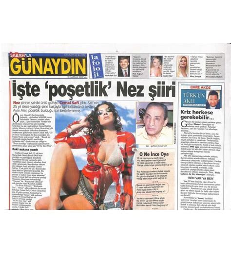 Sabah Gazetesi G Nayd N Eki Haziran Nez Iirinin Sahibi Nl