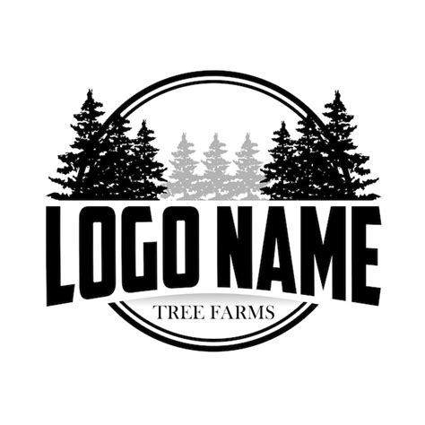 Premium Vector Pine Tree Logo Design Template Vector Illustration On