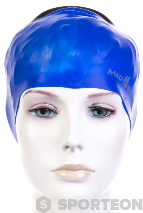 Swim Cap Mad Wave Multi Big Silicone Uk