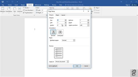 How to Use 1 Inch Margins in Word for Office 365 - SNIF Tech Solutions ...