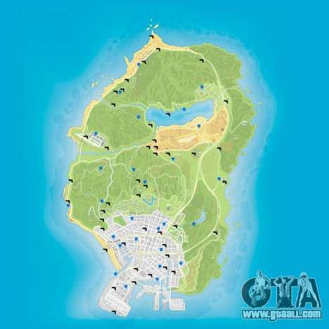 Gta Map With All Notations