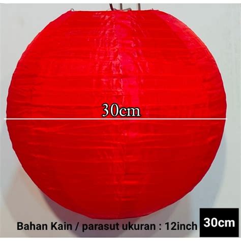 Jual Lampion Merah Putih Polos Kain Lampion Kain Lampion Polos Shopee