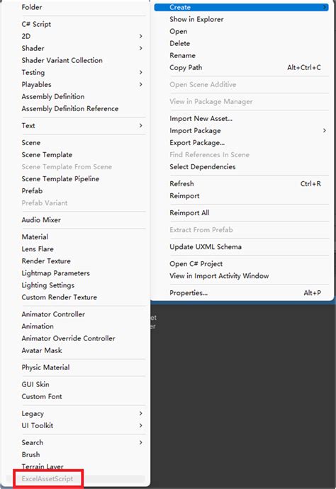 Excel Unity Unity