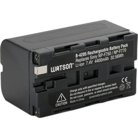 Watson Np F Lithium Ion Battery Pack V Mah B