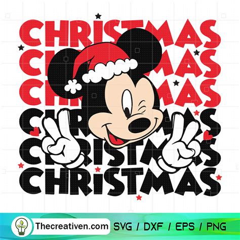 Disney Mouse Winter Svg Mickey And Minnie Christmas Svg Premium