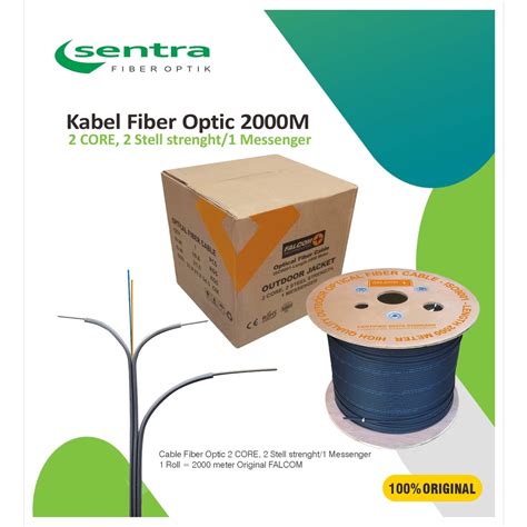 Jual Kabel Fiber Optik Dropcore Core Seling M Falcom Shopee