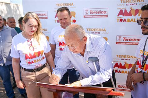 Prefeito Dr Pessoa Inaugura Obras De Pavimenta O Na Zona Sudeste De