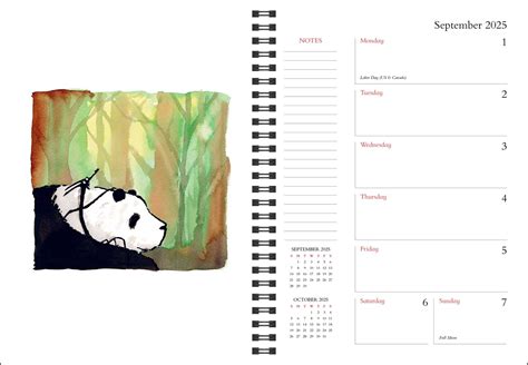 Big Panda And Tiny Dragon Month Planner Calendar Book Summary