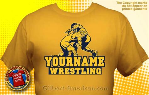 Wrestling Team T Shirt Design Ideas School Spirit Free Shipping