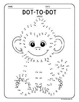 Dot To Dot Worksheet By Kristin Carr OTD TPT