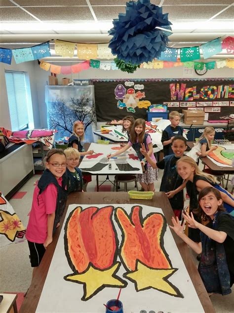 Hudsonville Art Program Forest Grove Elementary Welcome Back Mural