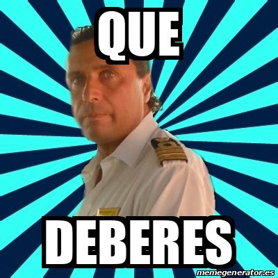 Meme Francesco Schettino Que Deberes