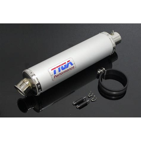 Silencieux Tyga aluminium rond 380mm Ø 50mm