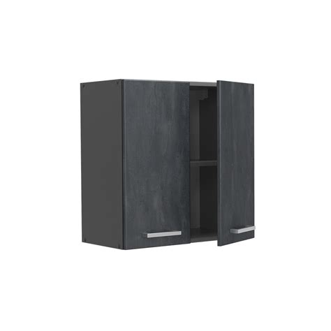 Armoire suspendue R Line noir béton anthracite 60 cm Vicco