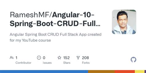 Github Rameshmfangular 10 Spring Boot Crud Full Stack App Angular