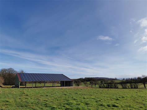 Bâtiment agricole Druillat Réalisations Terre et Lac Solaire