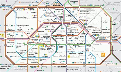 Berlin U-Bahn Map with actual names of Stations but in Comic Sans – A ...