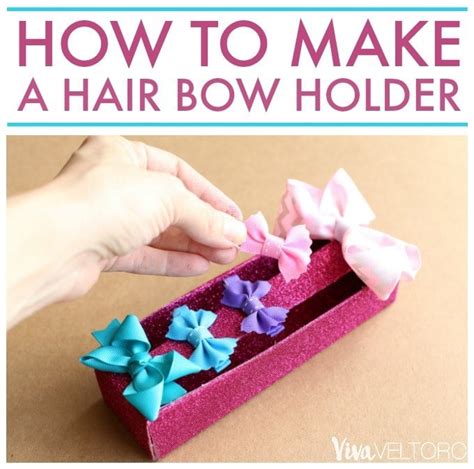 How To Make A Hair Bow Holder Easy Upcycle DIY Viva Veltoro