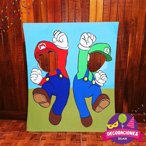 Cuadro Para Fotos Mario Y Luigi Bros Super Mario Geburtstag Mario