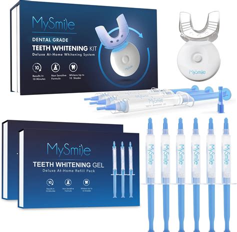 Amazon MySmile Teeth Whitening Kit With LED Light 6 Non Sensitive