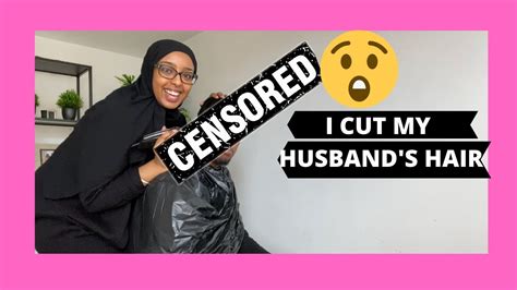 My Husband Finally Let Me Cut His Hair Sq Barbers In Session Youtube