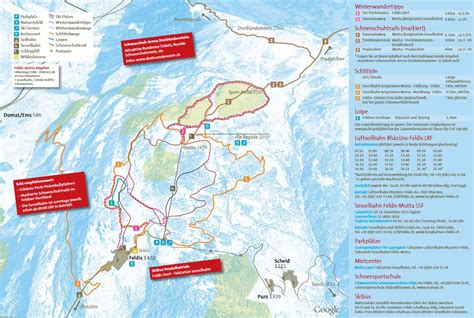 Cross Country Skiing Trail Map Feldis Nordic Trail Map