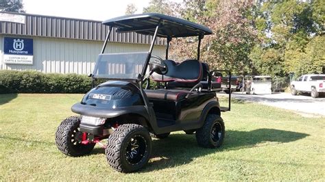 Black Club Car Precedent Custom Lift Kit Custom Golf Carts Columbia