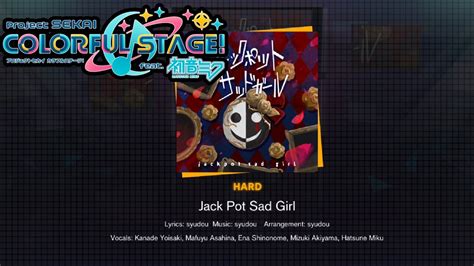 Project Sekai Colorful Stage ジャックポットサッドガール Jackpot Sad Girl Hard