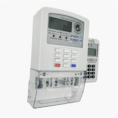 Ste18 S Split Keypad Single Phase Strong Point PLC Prepaid Electricity