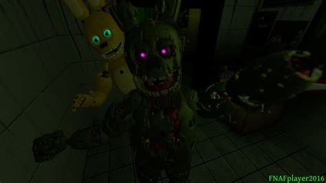 Springtraps Punching Jumpscare Sfm Fnaf By Fnafplayer2016 On Deviantart